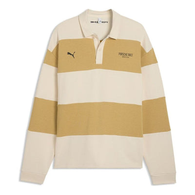 PUMA x Porsche Legacy Long Sleeve Polo Shirt 'Coffee Milk'