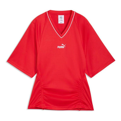 (WMNS) PUMA Future.Puma.Archive Slim Soccer Jersey 'For All Time Red'
