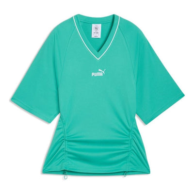 (WMNS) PUMA Future.Puma.Archive Slim Soccer Jersey 'Vibrant Green'