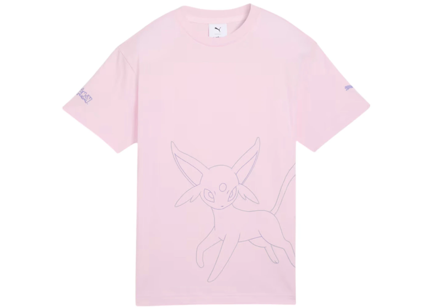 Puma x Pokemon Kids Relaxed Graphic Tee Pearl Pink