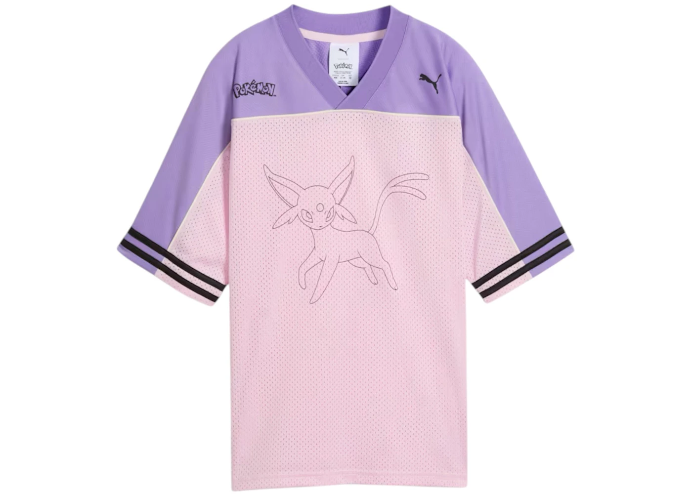 Puma x Pokemon Kids Oversized Jersey Pearl Pink