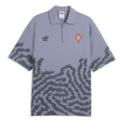 PUMA x PORTUGAL x SALEHE BEMBURY KING Relaxed Polo 'Gray Sky'