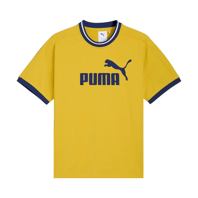 Puma T7 Ringer Tee 'Dazzling Yellow'