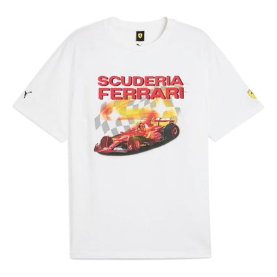 PUMA x Scuderia Ferrari Las Vegas Motorsport T-Shirt 'PUMA White'