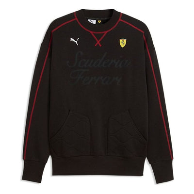 PUMA x Scuderia Ferrari T7 Premium Crew Sweatshirt 'PUMA Black'