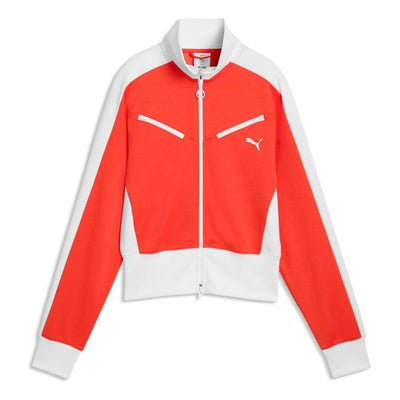 (WMNS) PUMA T7 Retro Track Jacket 'Red Flash'
