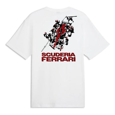 PUMA x Scuderia Ferrari Graphic T-Shirt 'PUMA White'