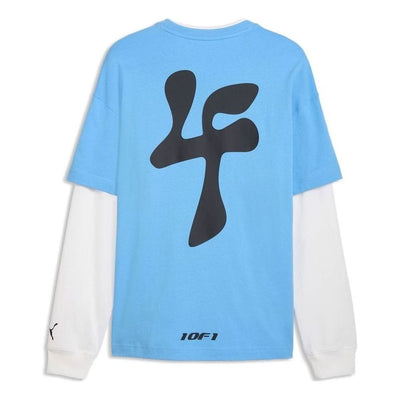 PUMA x LaFrancé Heem Aerospace Oversized T-Shirt 'Team Light Blue Puma White'