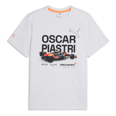 PUMA x McLAREN RACING Piastri T-Shirt 'White Glow Heather'