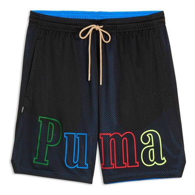 PUMA Memory Lane 7" Relaxed Shorts 'PUMA Black Ultra Blue'