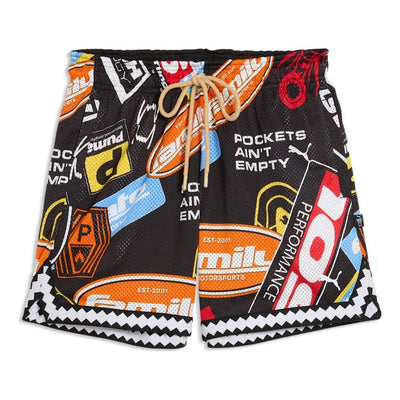 PUMA x FAST & FURIOUS 6" Reversible Shorts 'PUMA Black AOP'