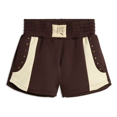 (WMNS) PUMA Las Vegas Boxing Shorts 'Chocolate Fondue'