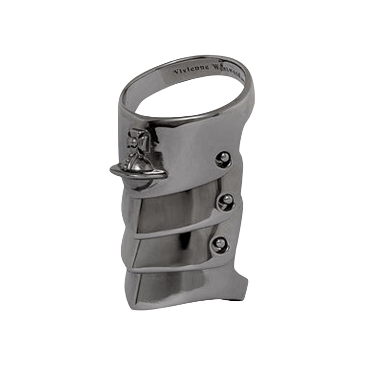 Vivienne Westwood Armour Ring 'Ruthenium'