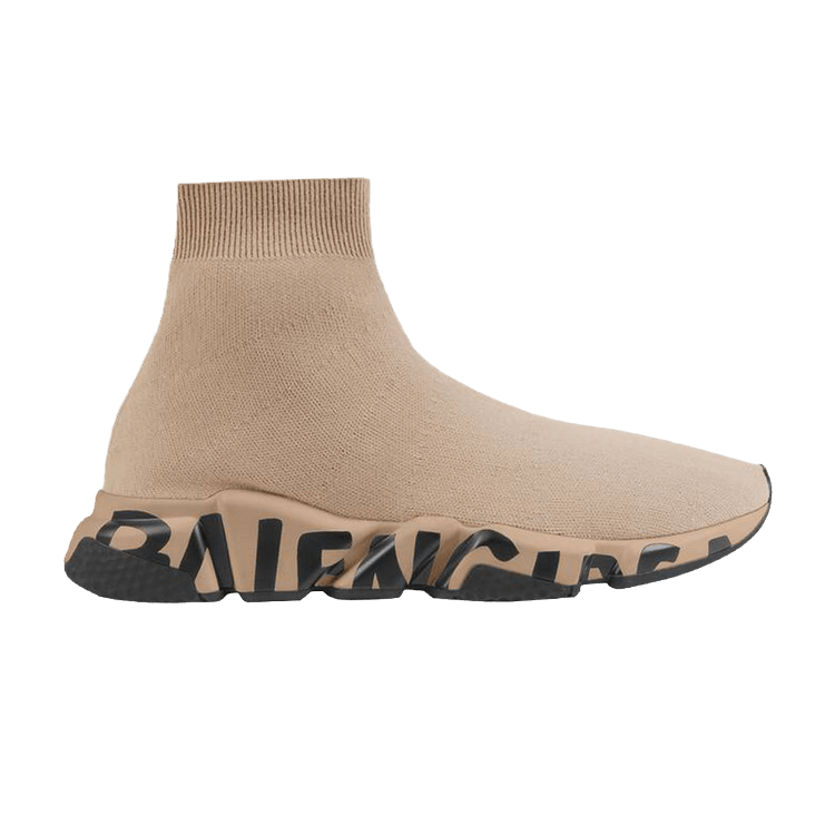 Balenciaga Speed Sneaker 'Midsole Graffiti - Beige Black'