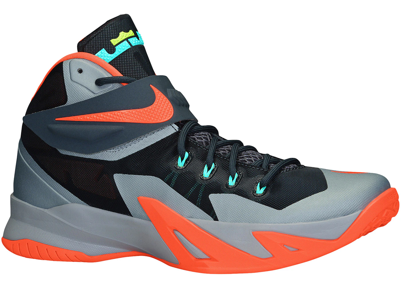Nike LeBron Zoom Soldier 8 Dark Magnet Turquoise Crimson