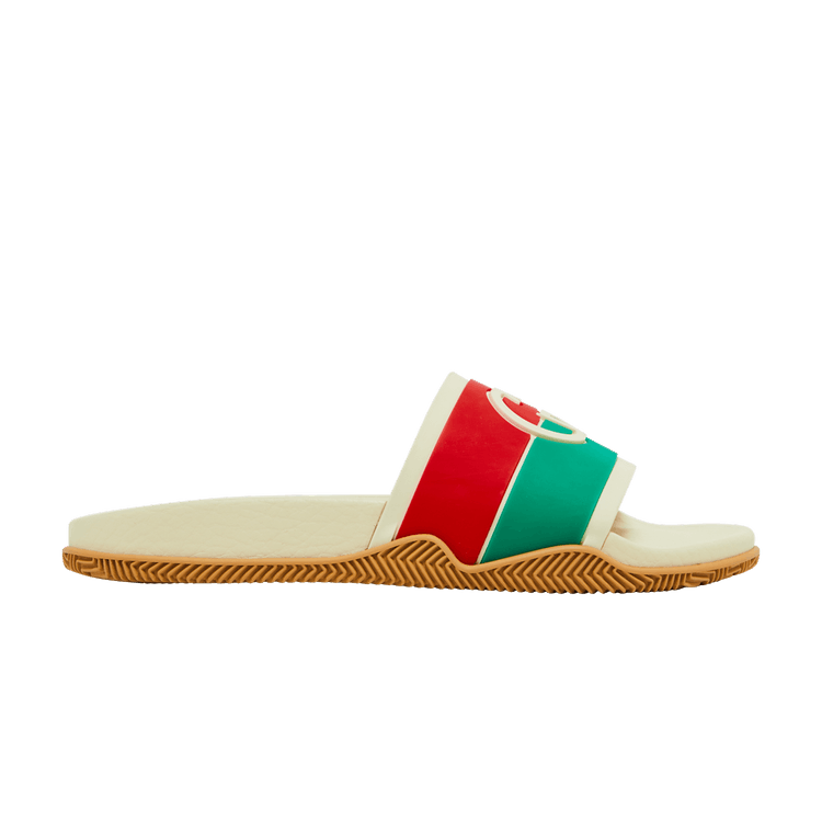 Gucci Wmns Slide 'Interlocking G - White Red Green'