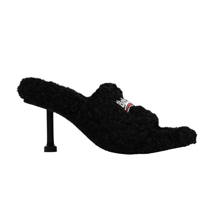 Balenciaga Wmns Furry Sandal 'Black'