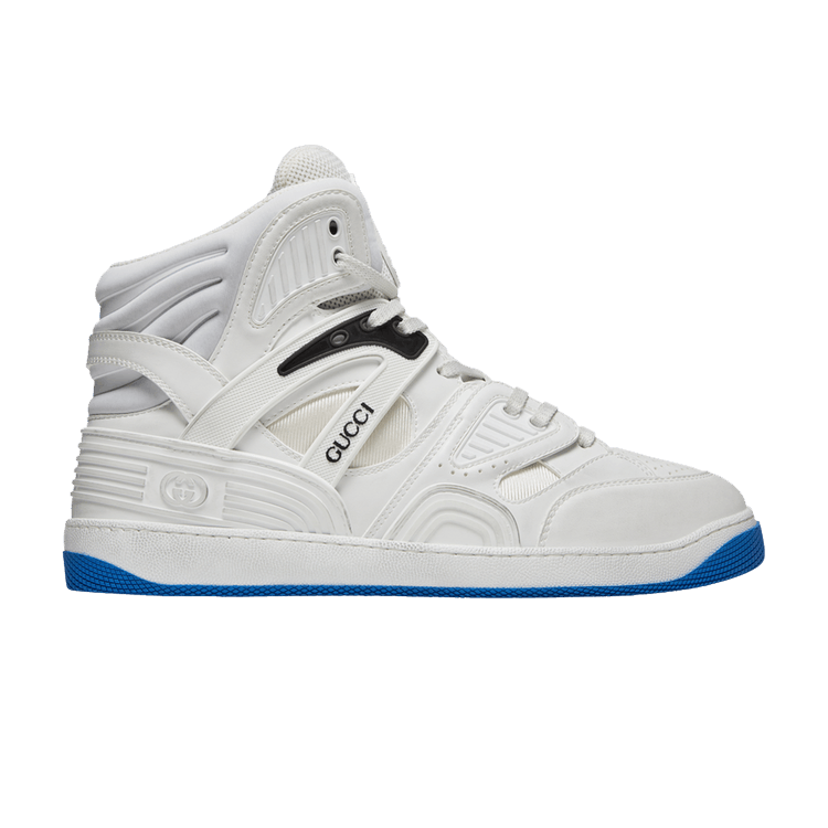 Gucci Basket High Sneaker 'White Blue'