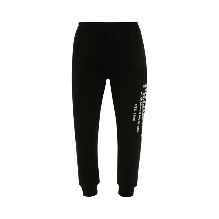 Alexander McQueen Graffiti Joggers 'Black/Ivory'