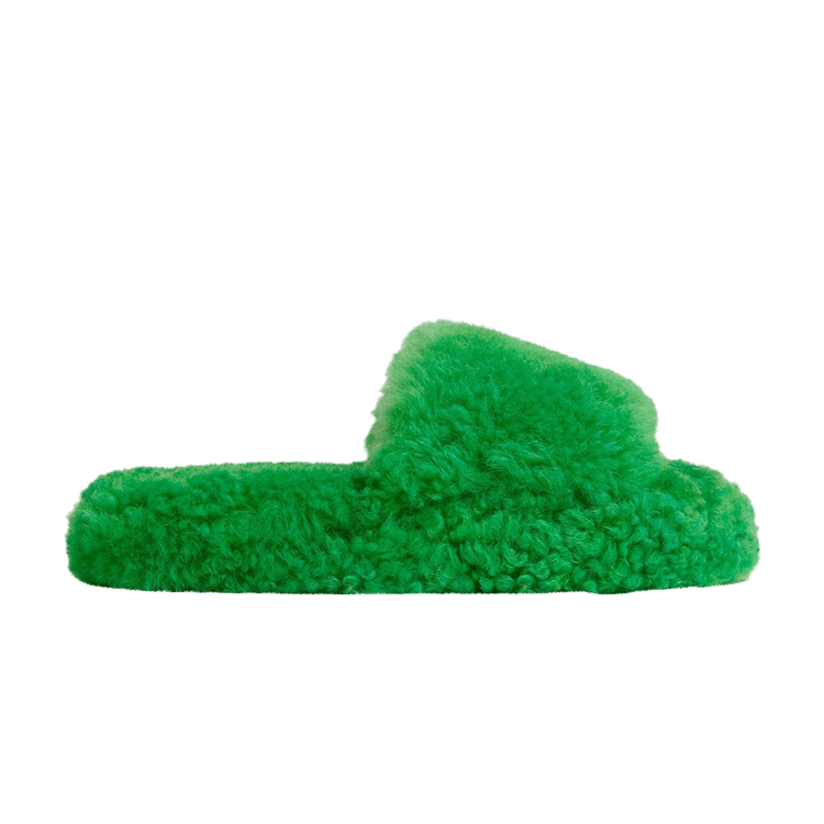 Bottega Veneta Wmns Resort Teddy Slide 'Parakeet'