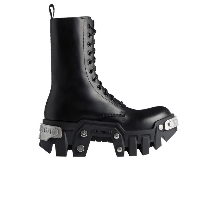 Balenciaga Bulldozer Lace-up Boot 'Black'