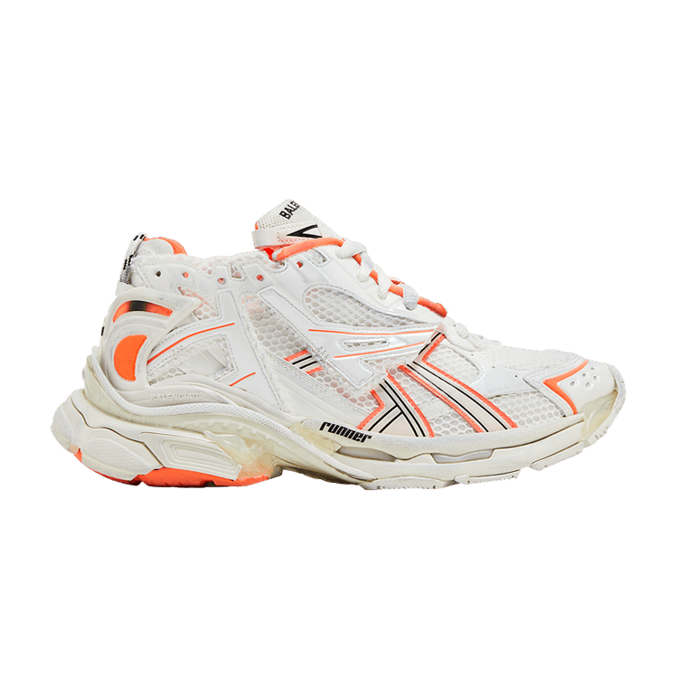 Balenciaga Runner Sneaker 'Eggshell Neon Orange'