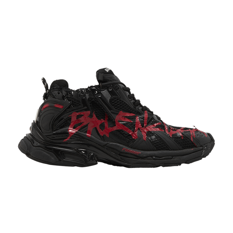 Balenciaga Runner Sneaker 'Graffiti - Black Red'