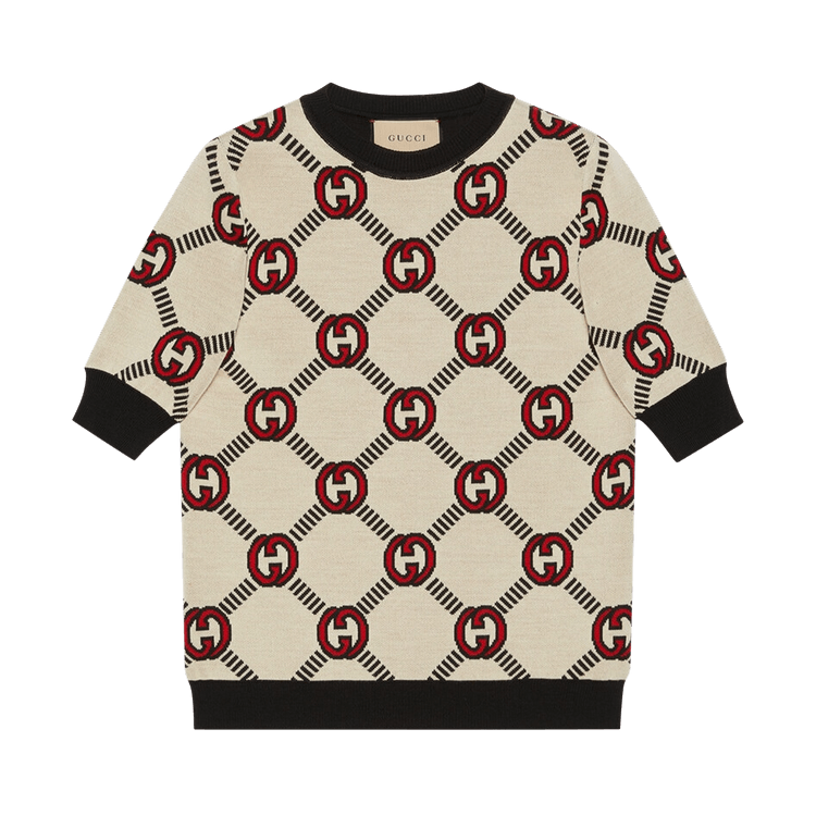 Gucci Reversible Interlocking G Wool Jumper 'Almond/Black'