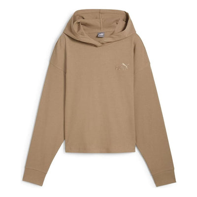 (WMNS) PUMA ESS Elevated Hoodie 'Oak Branch'