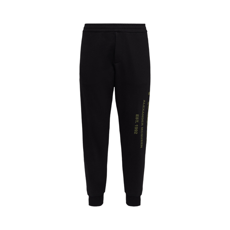 Alexander McQueen Graffiti Joggers 'Black/Khaki'