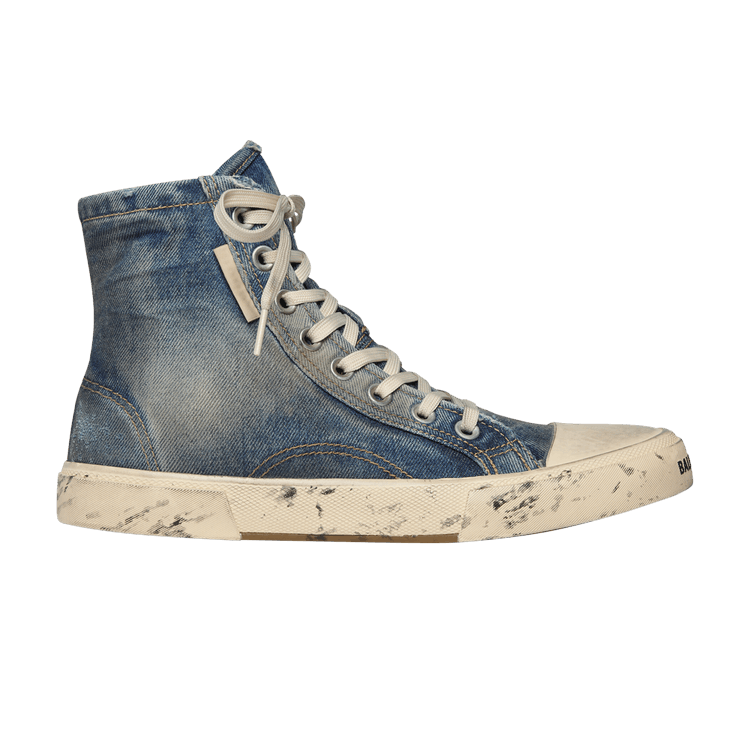 Balenciaga Paris High 'Destroyed - Denim'