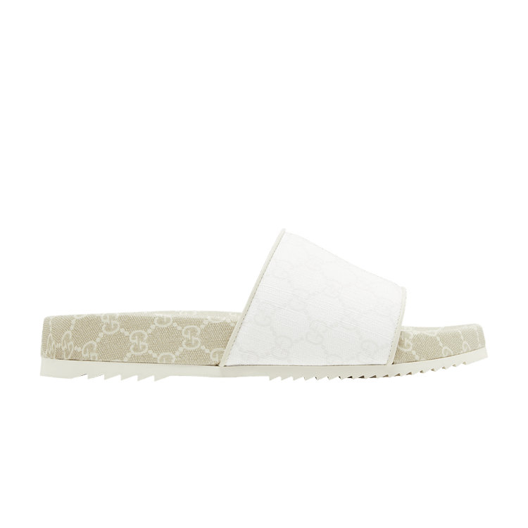 Gucci GG Supreme Sandal 'White'