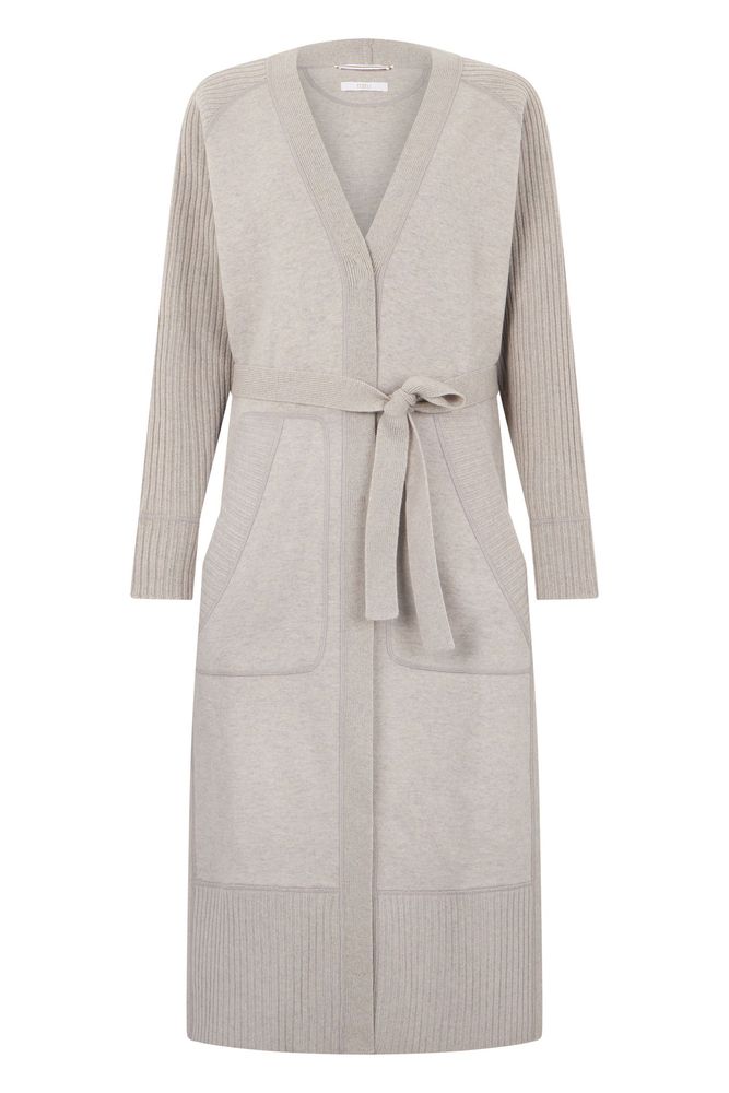 Fedeli Belted Long Cashmere Cardigan