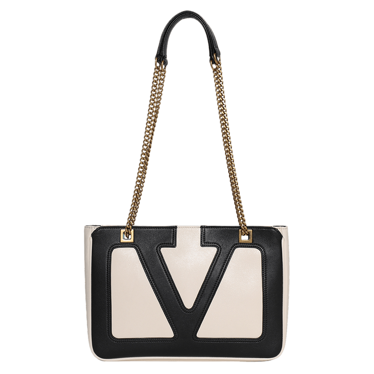 Valentino Viva Superstar Shoulder Bag 'Butter White/Black'