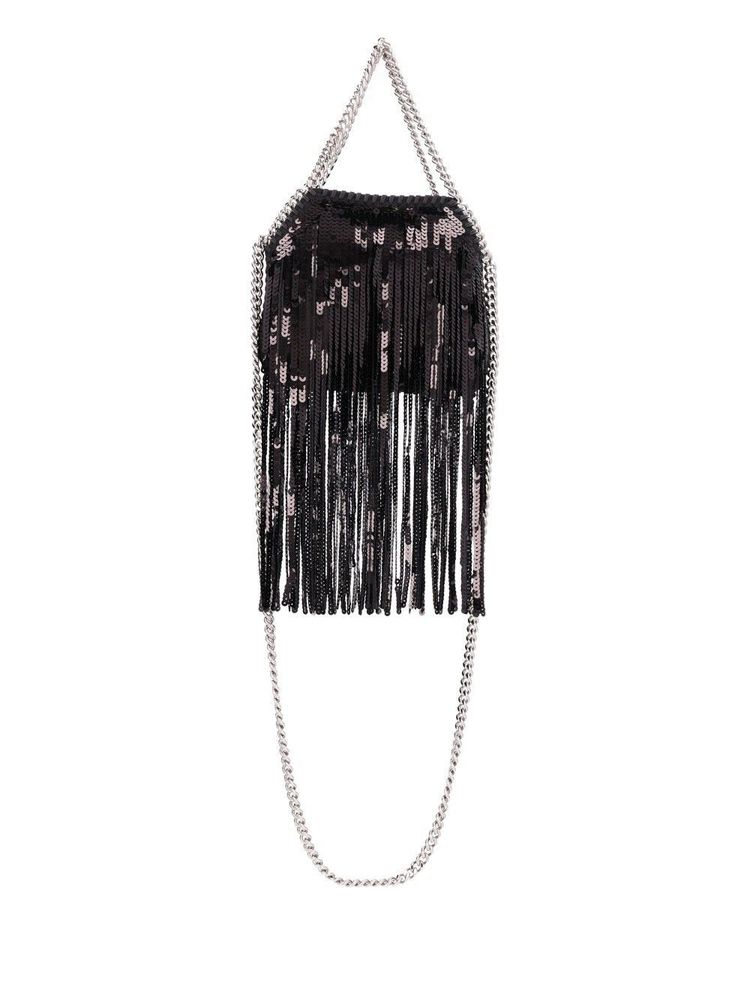 Stella McCartney Falabella Sequin Fringe Shoulder Bag