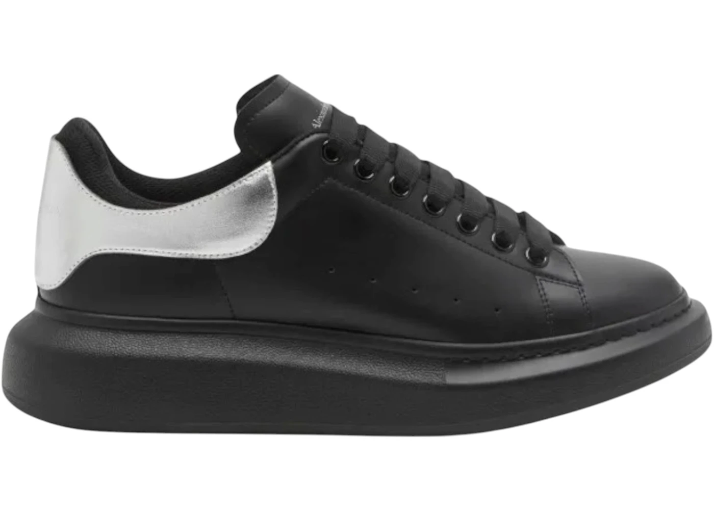 Alexander McQueen Oversized Black Silver