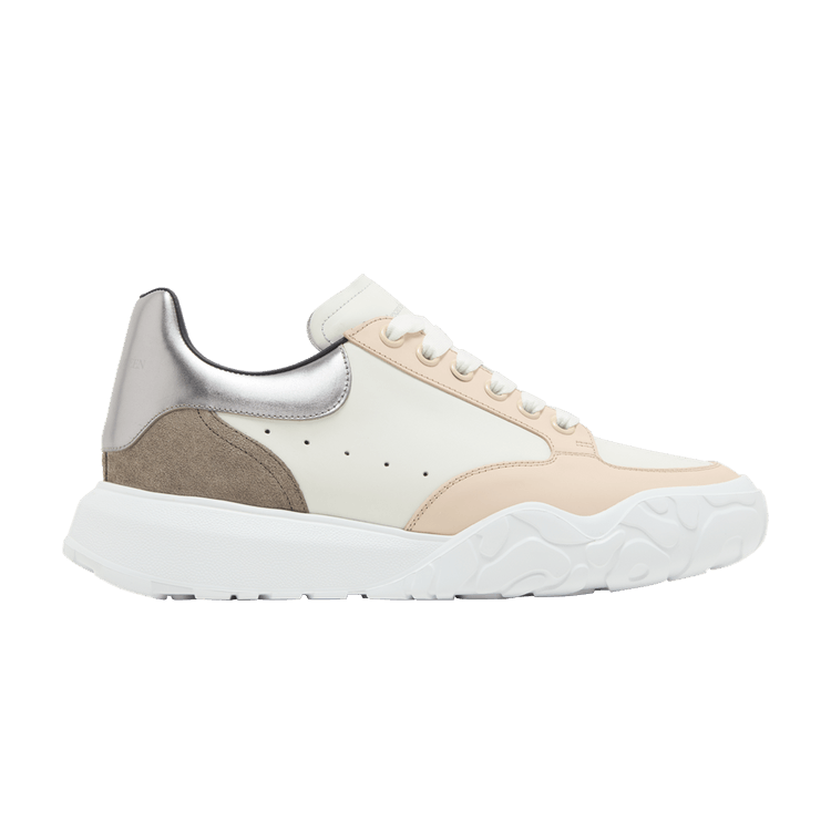 Alexander McQueen Court Trainer 'White Silver'