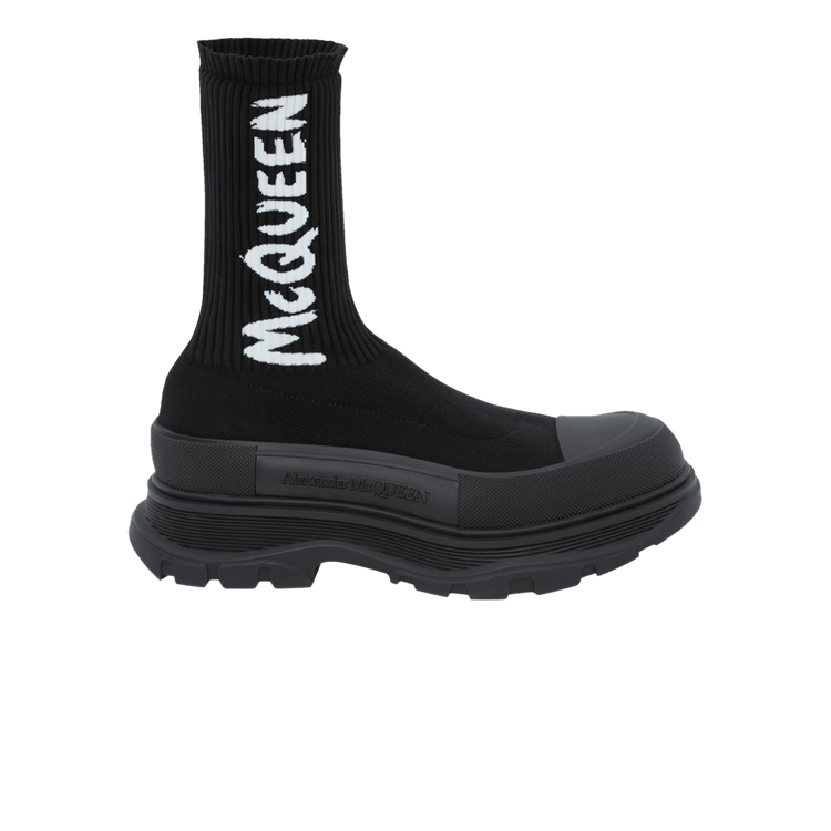 Alexander McQueen Tread Slick Boot 'Black Graffiti'