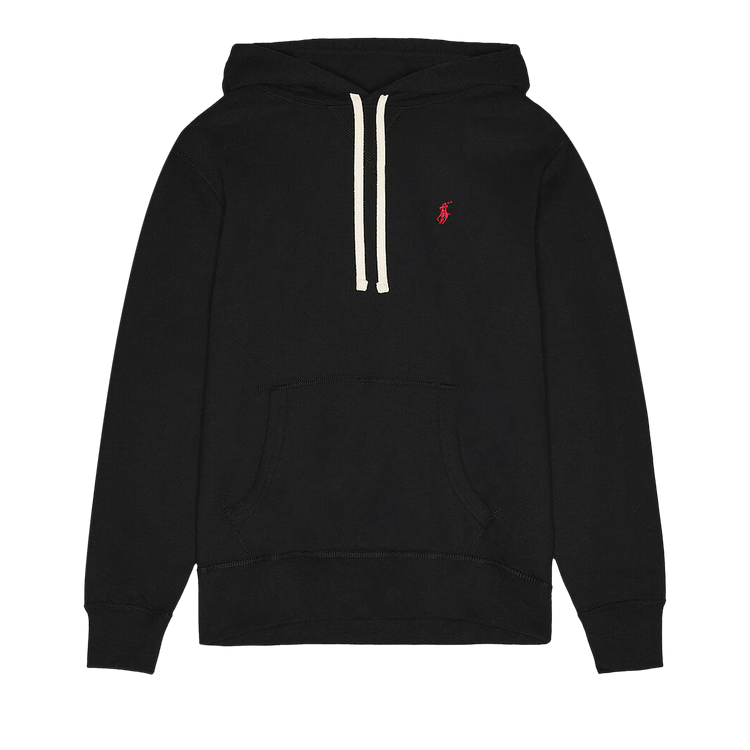 Polo Ralph Lauren Long-Sleeve Fleece Hoodie 'Black'