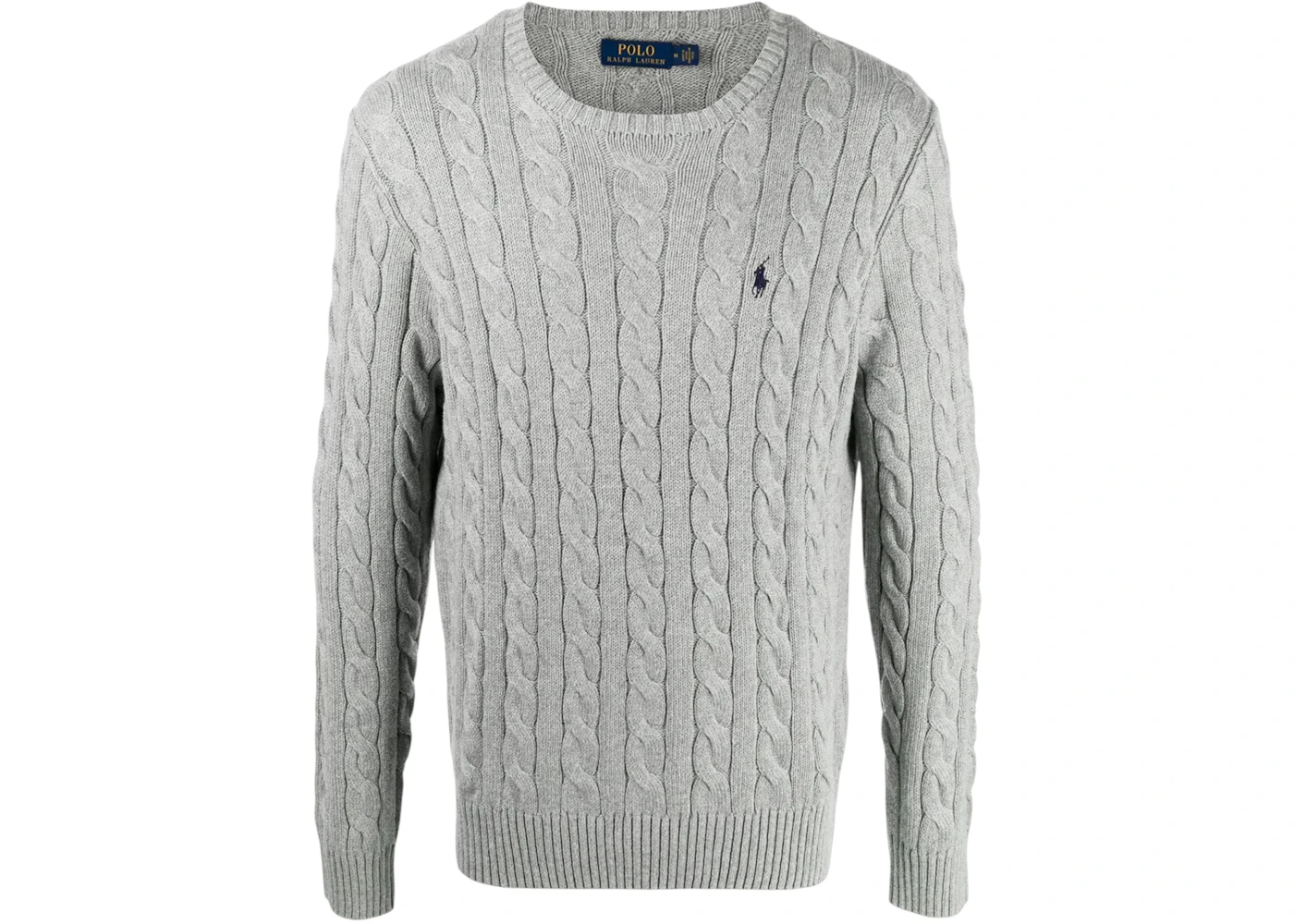 Polo Ralph Lauren L/S Knit Crewneck Sweater Fawn Grey Heather
