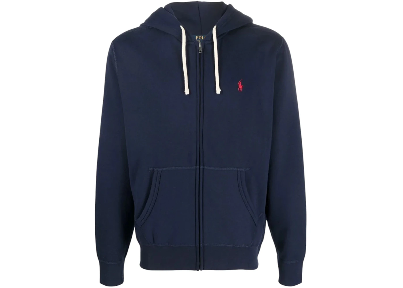 Polo Ralph Lauren Long-Sleeve RL Fleece Full-Zip Hoodie Cruise Navy