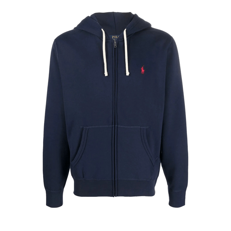 Polo Ralph Lauren Long-Sleeve Fleece Full-Zip Hoodie 'Cruise Navy'