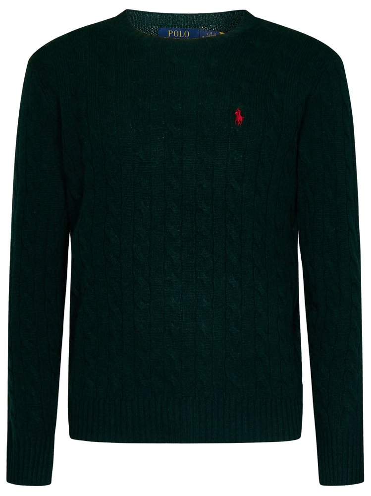 Polo Ralph Lauren Pony Embroidered Cable-Knit Jumper