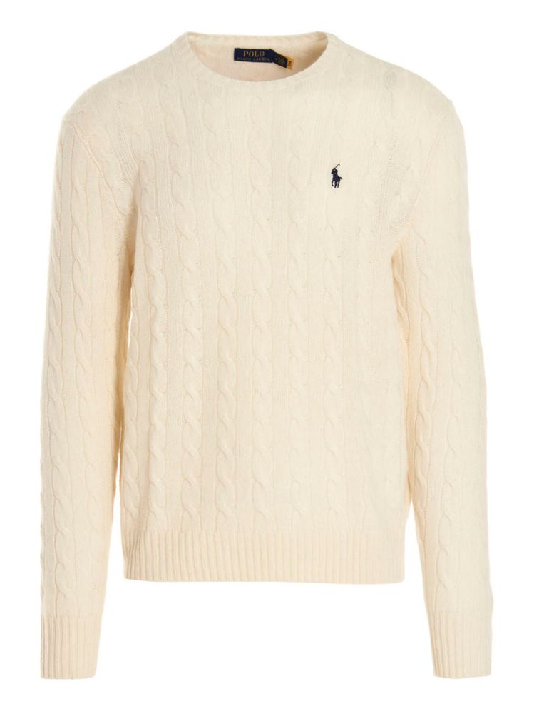 Polo Ralph Lauren Pony Embroidered Cable-Knit Jumper