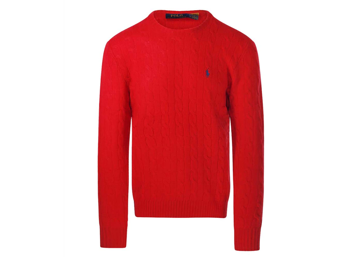 Polo Ralph Lauren Classic Wool Pullover Park Ave Red