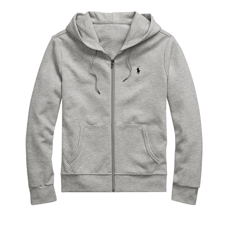 Polo Ralph Lauren Long-Sleeve Full Zip Hoodie 'Light Sport Heather'