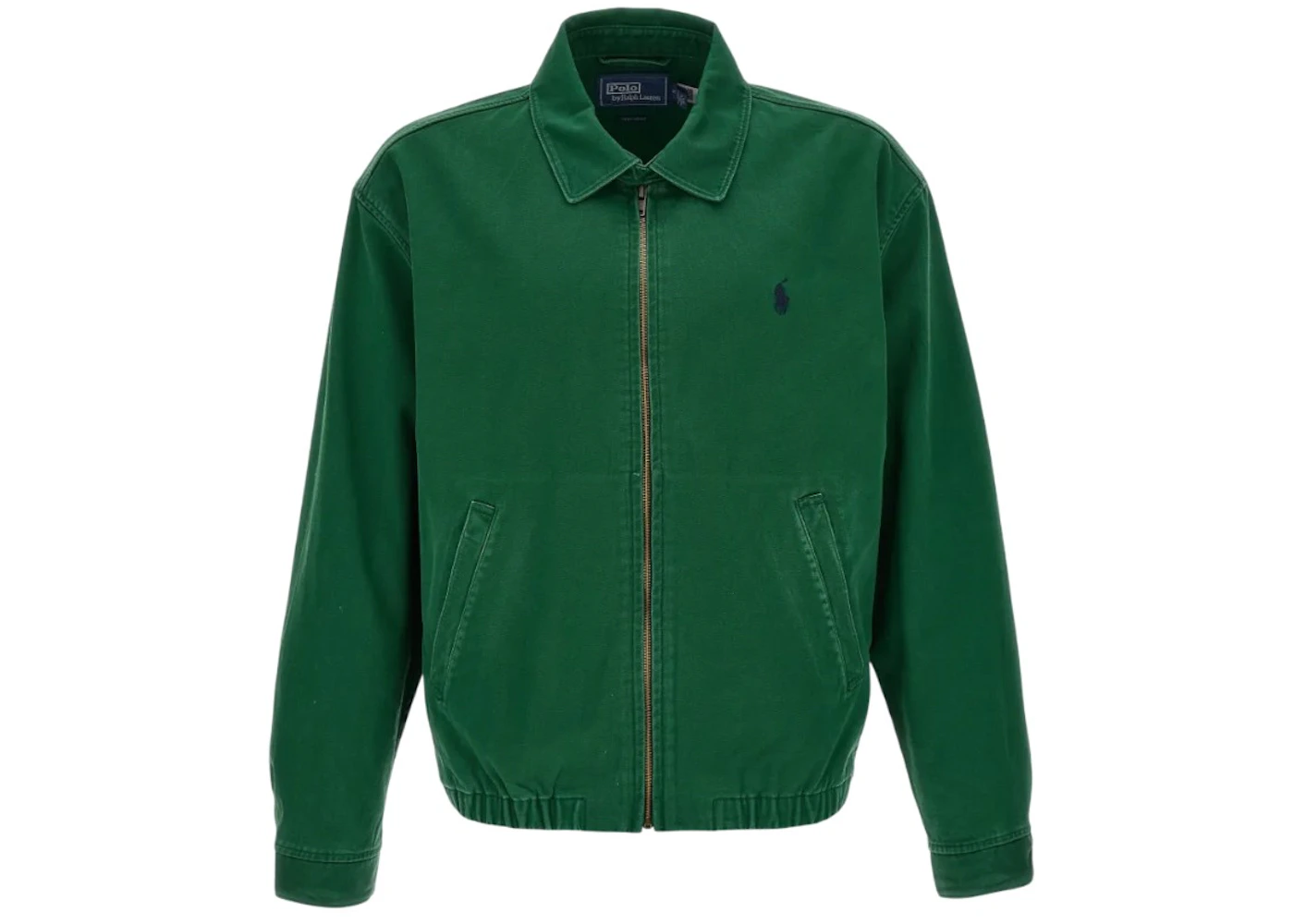 Polo Ralph Lauren Long-Sleeve Big Fit Piece-Dyed Twill Windbreaker New Forest