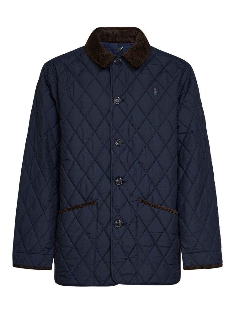 Polo Ralph Lauren Quilted Corduroy-Collar Coat