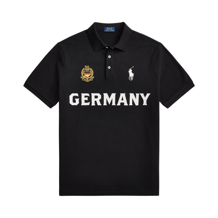 Polo Ralph Lauren Germany Short-Sleeve Mesh Polo 'Polo Black'