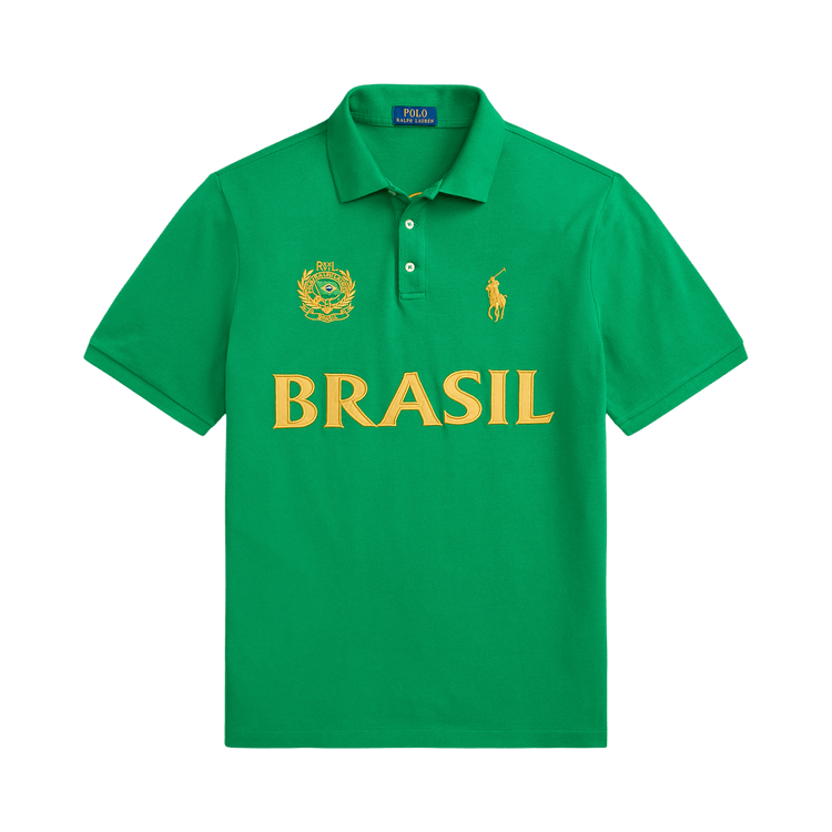 Polo Ralph Lauren Brazil Short-Sleeve Mesh Polo 'Cruise Green'